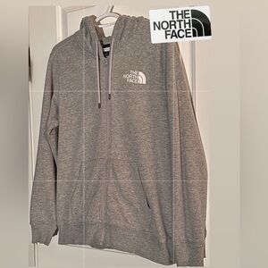 The North Face Men's Zip-Up Gray Sweater